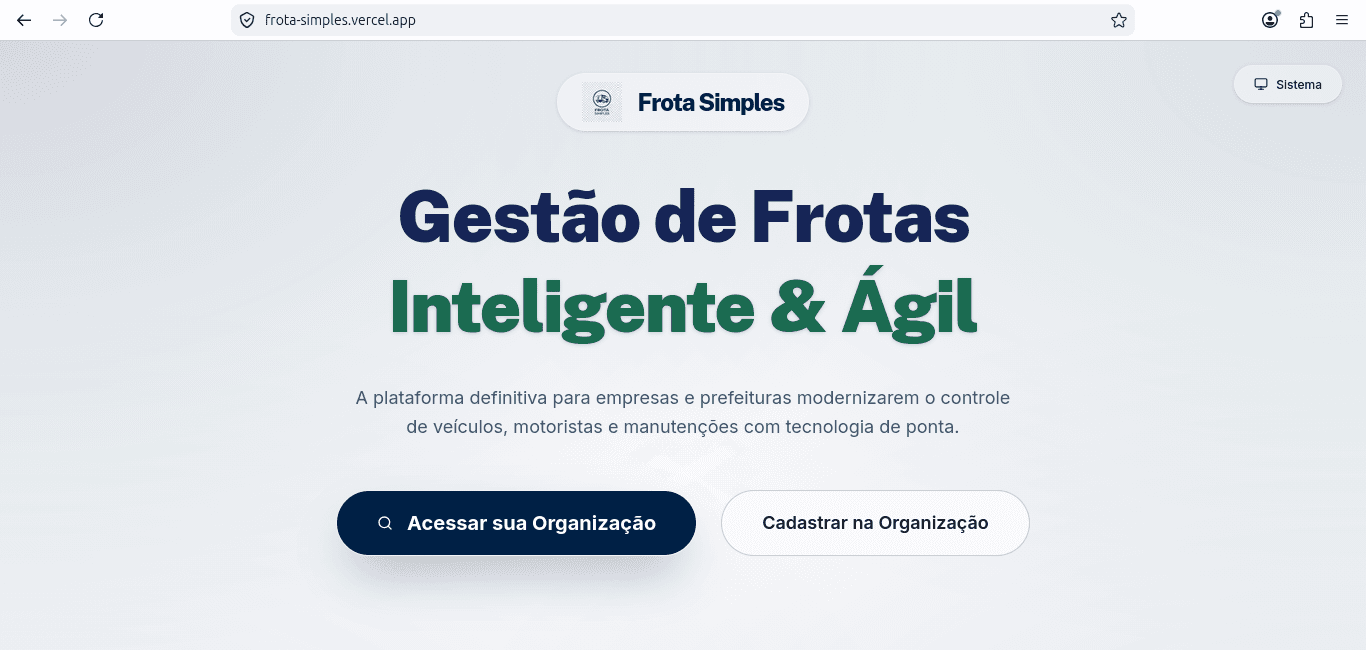 FrotaSimples